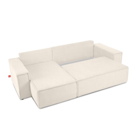 KONSIMO NAPI Uniwersalny narożnik z funkcją spania, kolor ecru, prawy/lewy