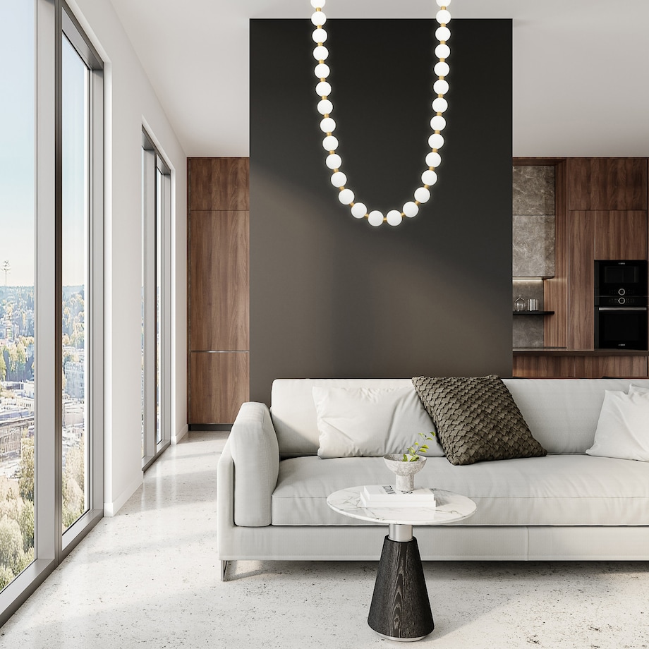 Lampa sufitowa wisząca Light Prestige Dorado złoty LED CCT 3000K/4000K/6000K (regulowana) 1 szt.