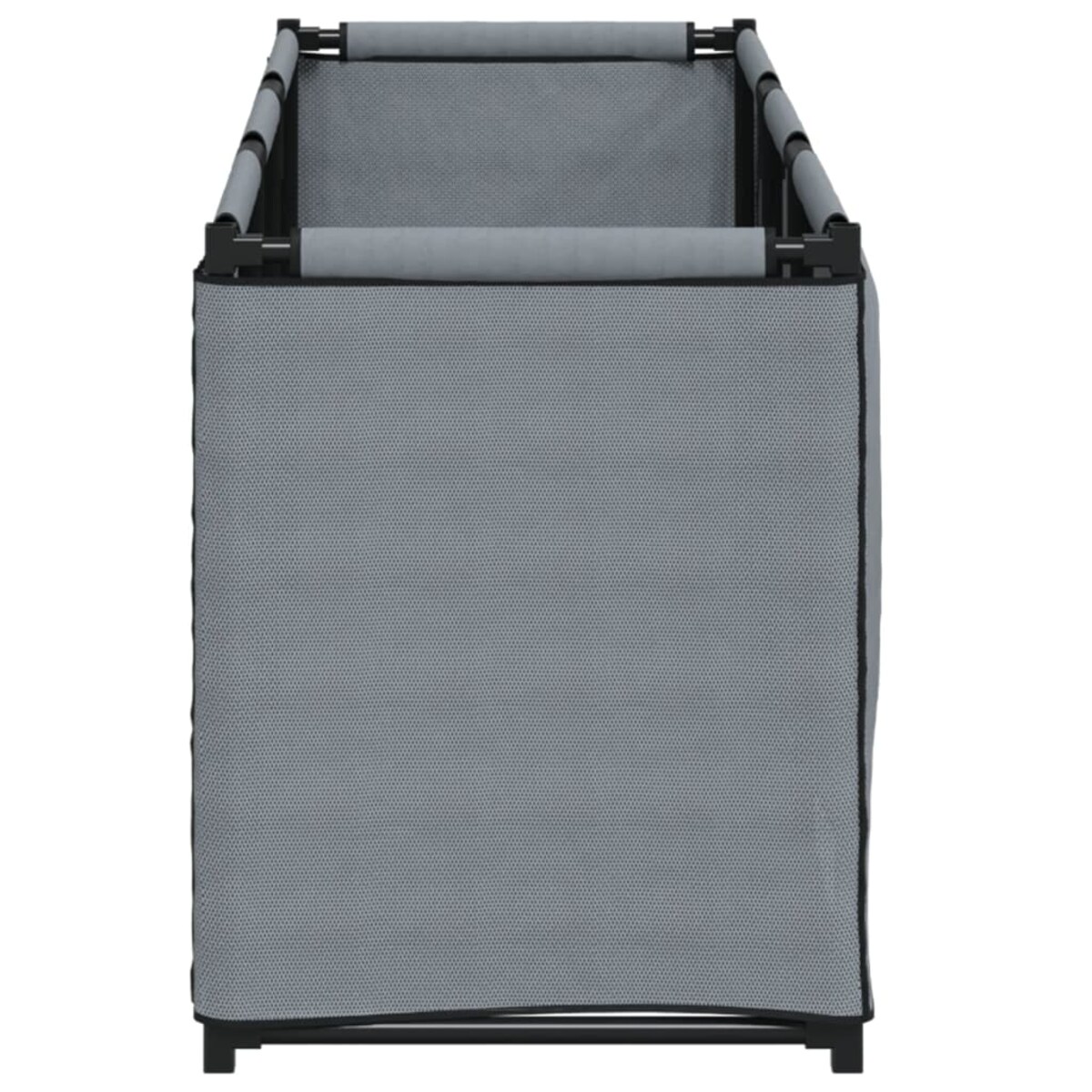 vidaXL Skrzynia do przechowywania, szara, 105x34,5x45, tkanina