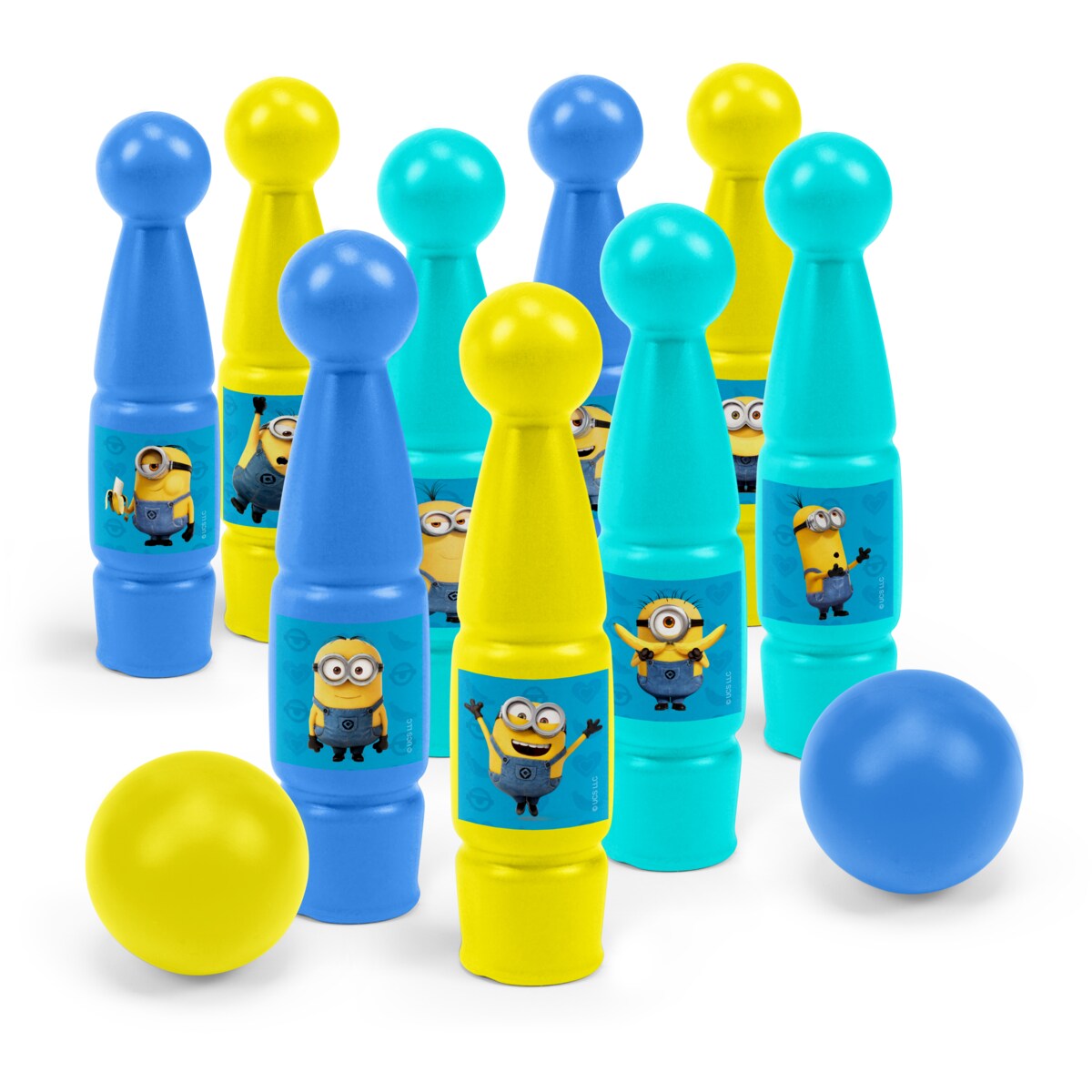 Minions kręgle w kartonie