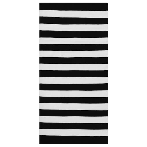 Dywan zewnętrzny TAVAS Czarny/ biały 80 x 150 cm