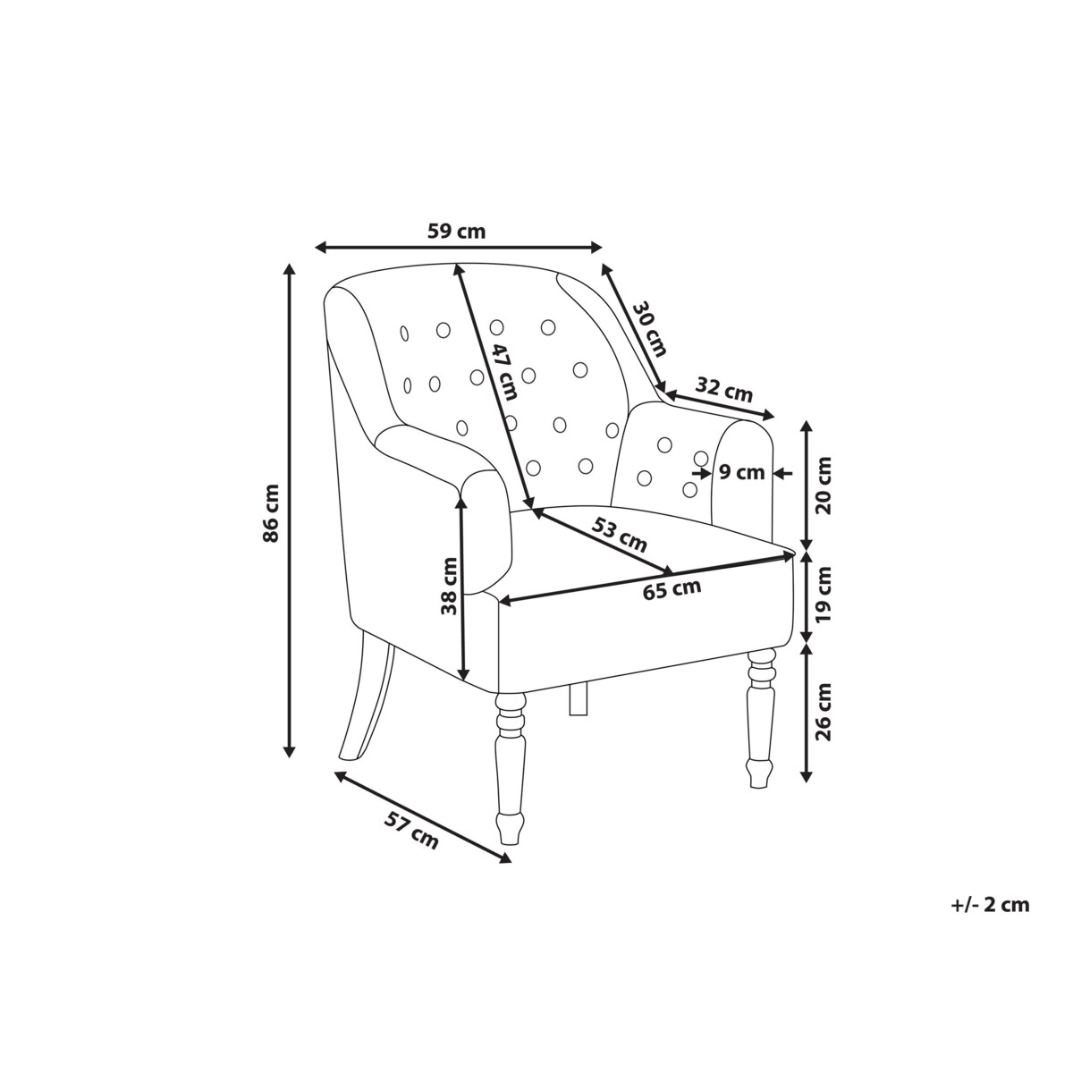 Fotel patchwork wielokolorowy MANDAL