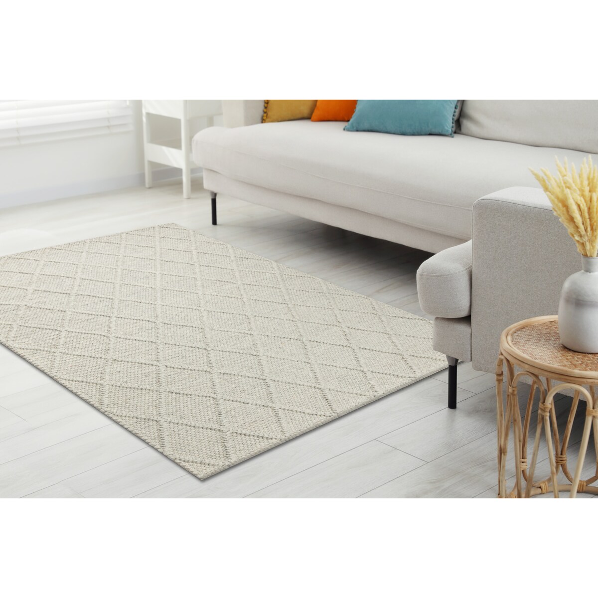 Dywan wełniany TAHAR 99001C beżowy - 200x290 cm