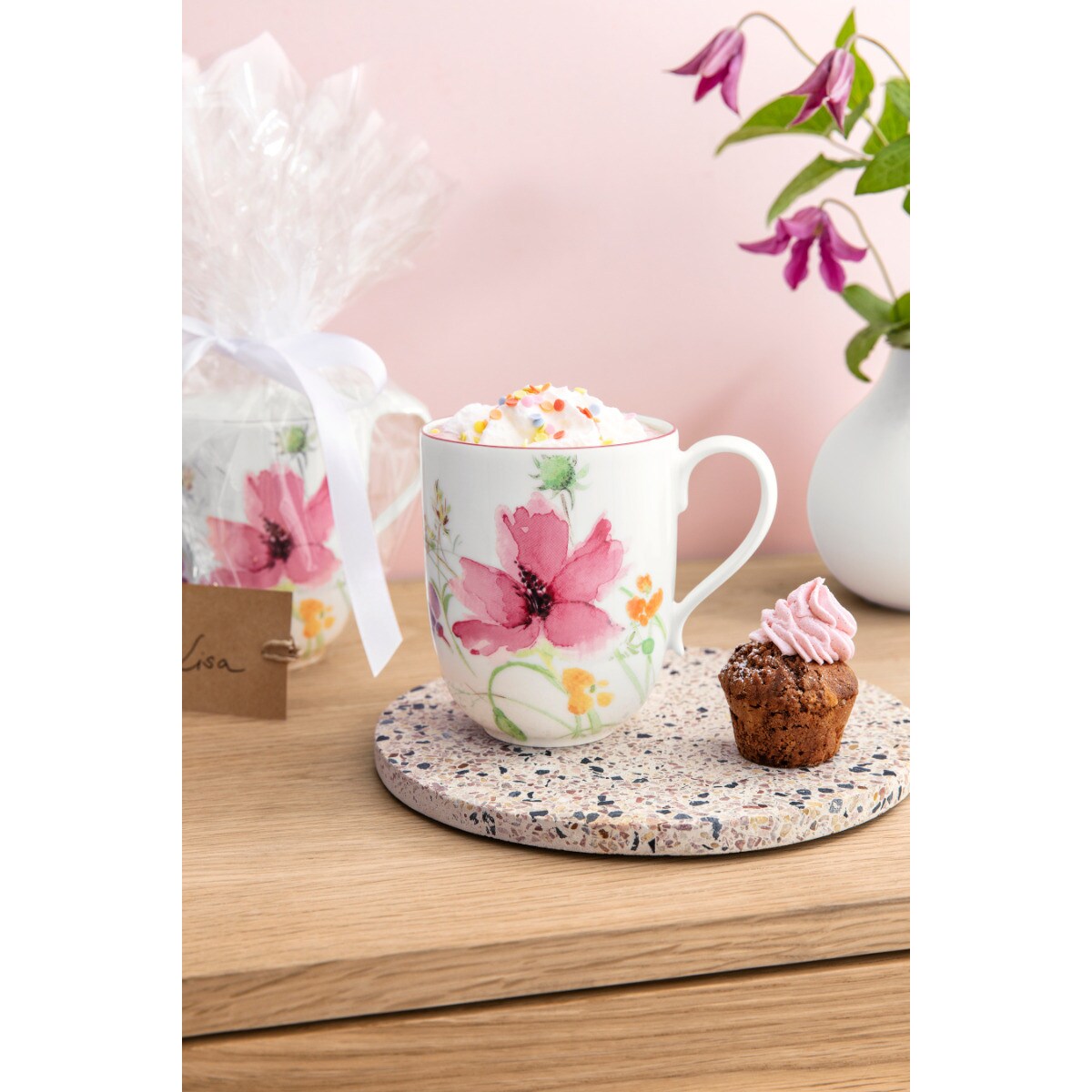 Kubek do latte macchiato Mariefleur Basic, 370 ml, Villeroy & Boch