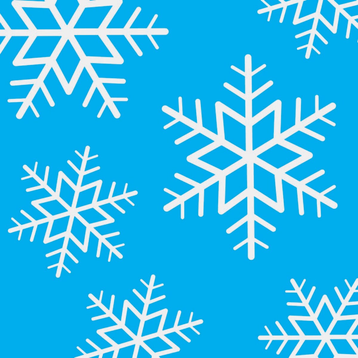 Poduszka świąteczna - Niebieska śnieżynka 40x60 cm