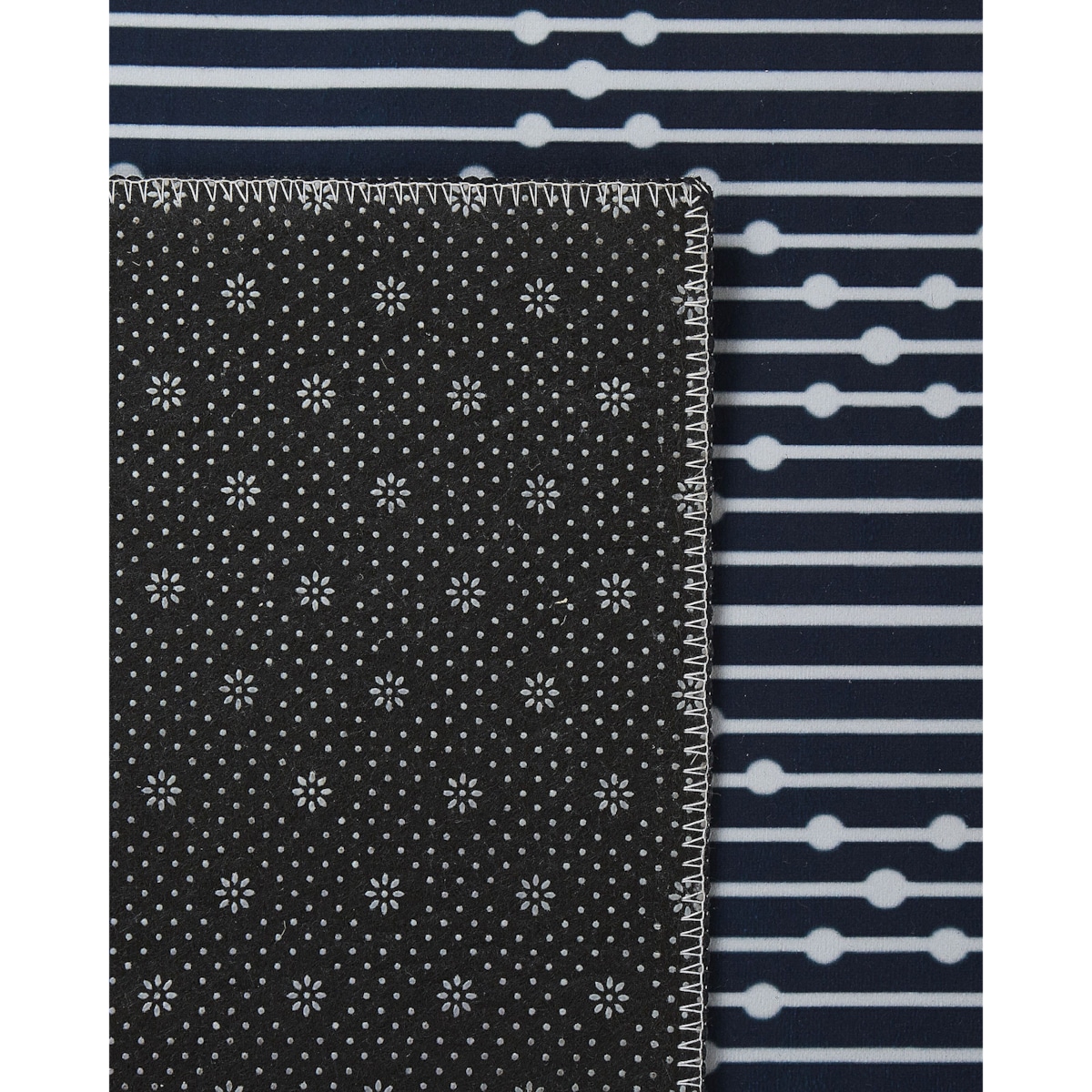 Dywan 80 x 200 cm granatowy CHARVAD