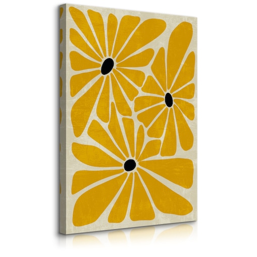 Obraz Żółte Polne Kwiaty 30x40cm