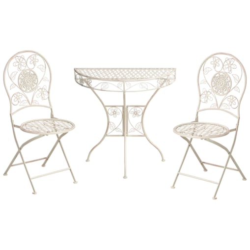 Zestaw mebli balkonowych YAVIZA Metal Jasnobeżowy