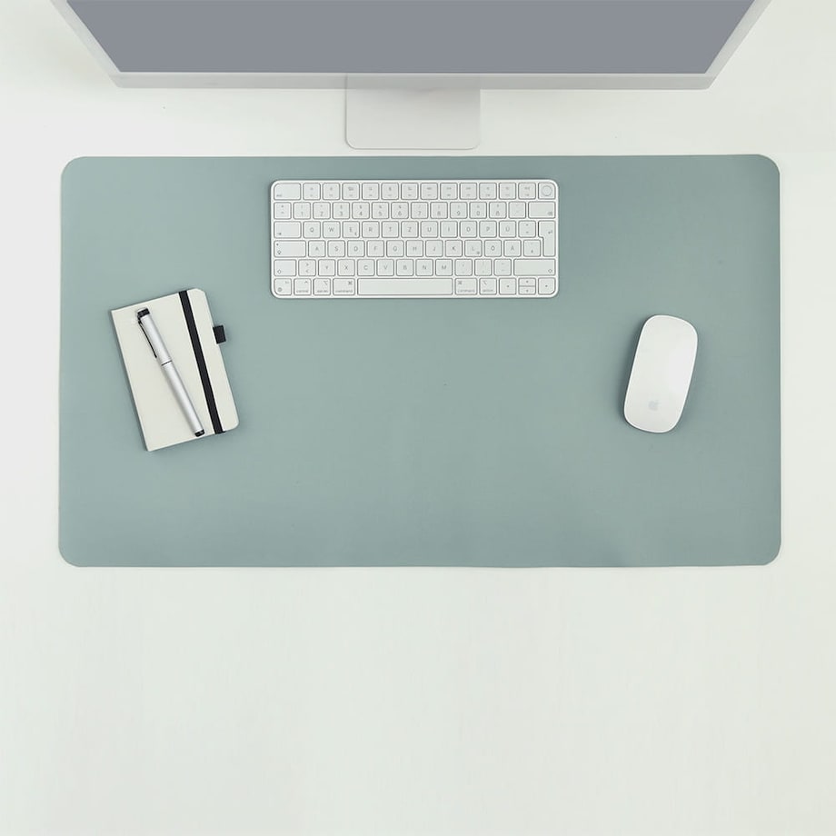 Podkładka na Biurko Skórzana mata Ochronna miętowa mysz Klawiaturę Laptopa