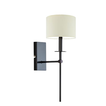 Kinkiet lampa ścienna lampa na ścianę z abażurem walec LOON