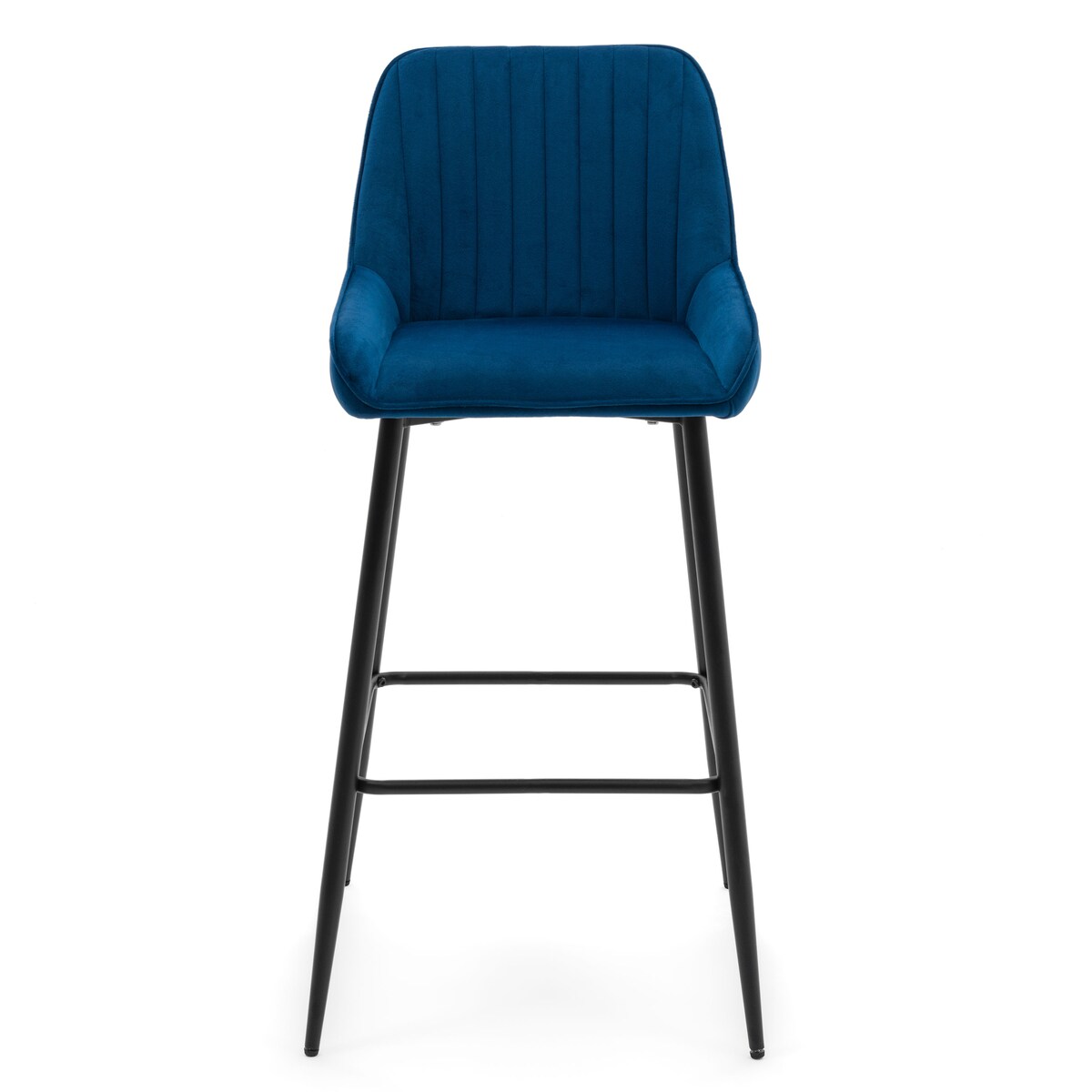 Hoker tapicerowany welurowy do salonu jadalni barowy glamour PASSO