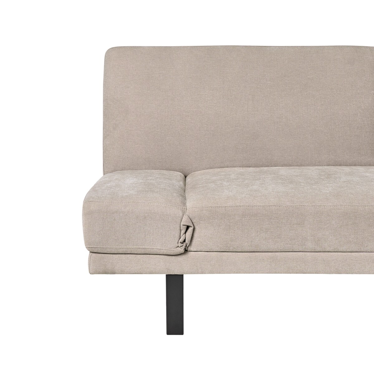 Sofa rozkładana dla 2 osób YORK Szenil Jasnobeżowy