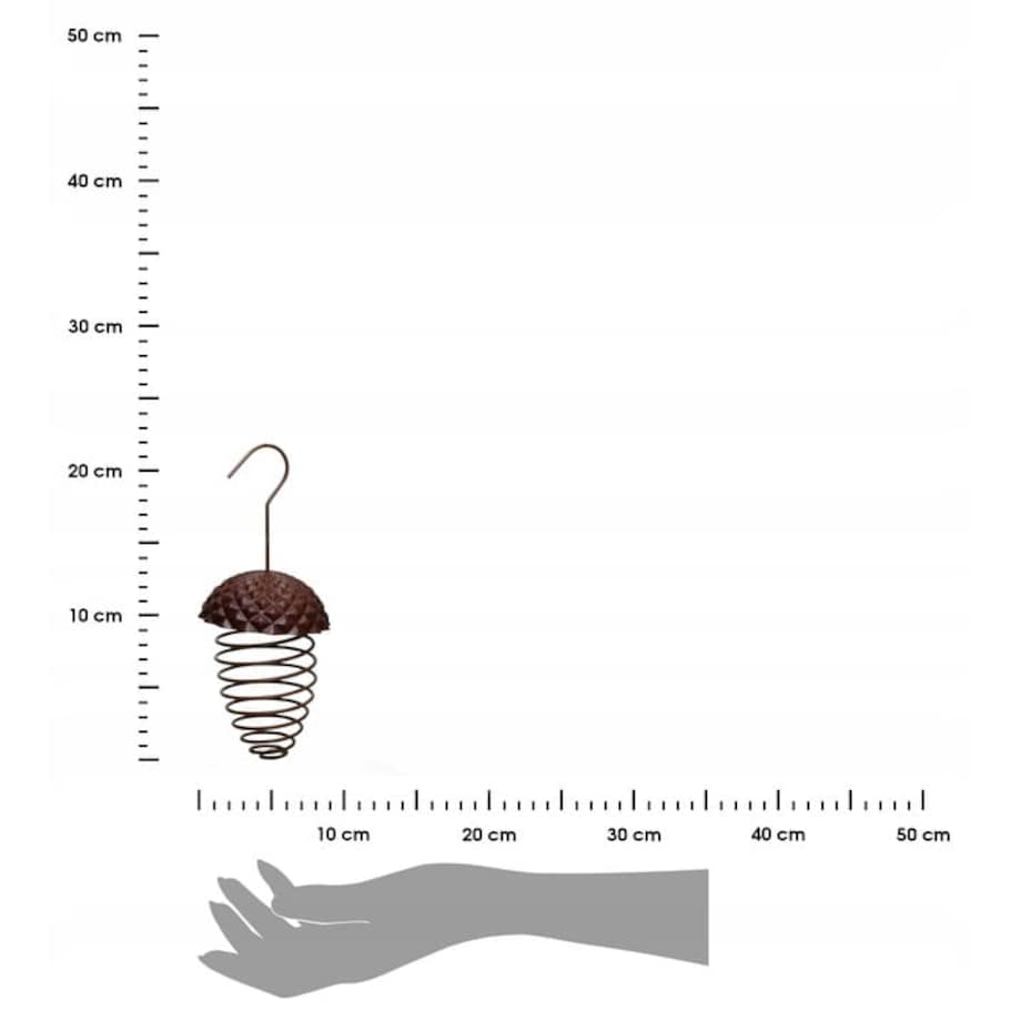 Karmnik SPRĘŻYNKA żołądź 23cm