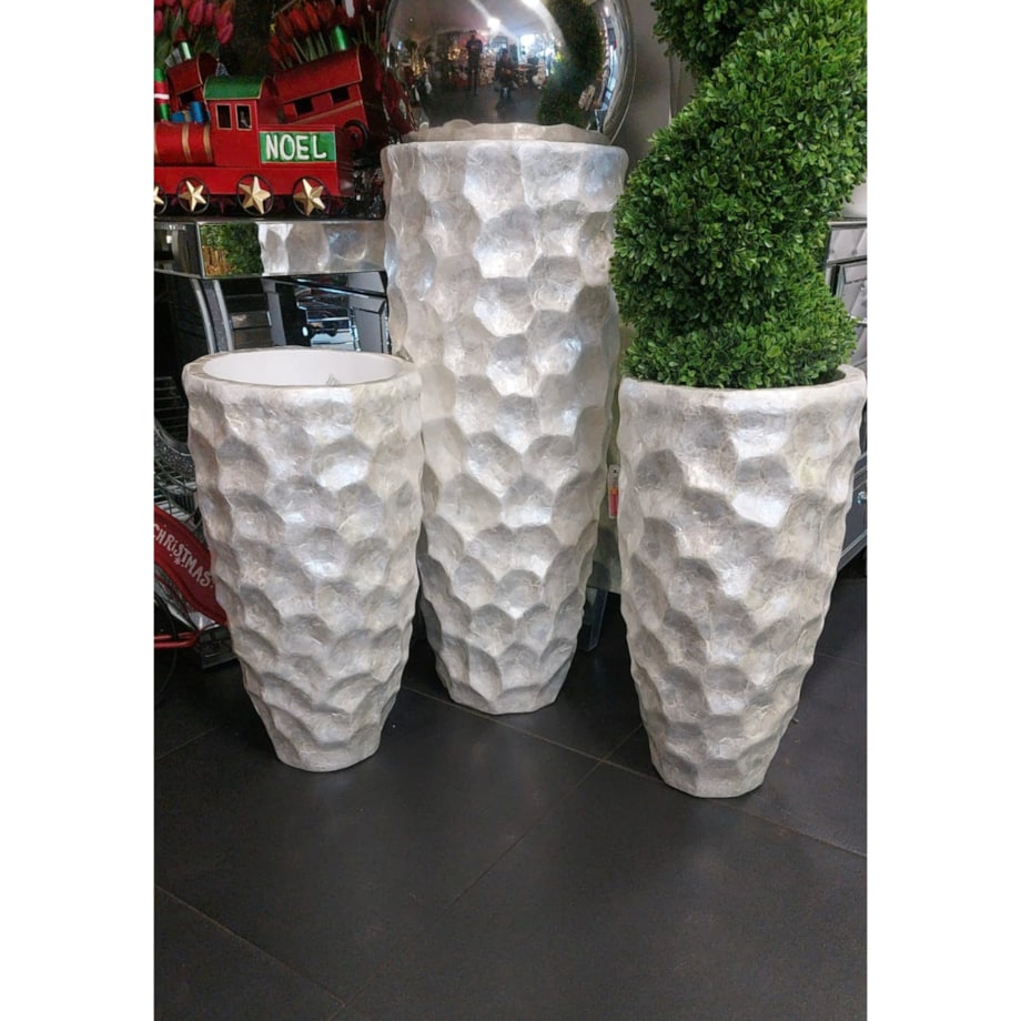 Srebrna donica perłowa muszelkowa Glamour Premium 63