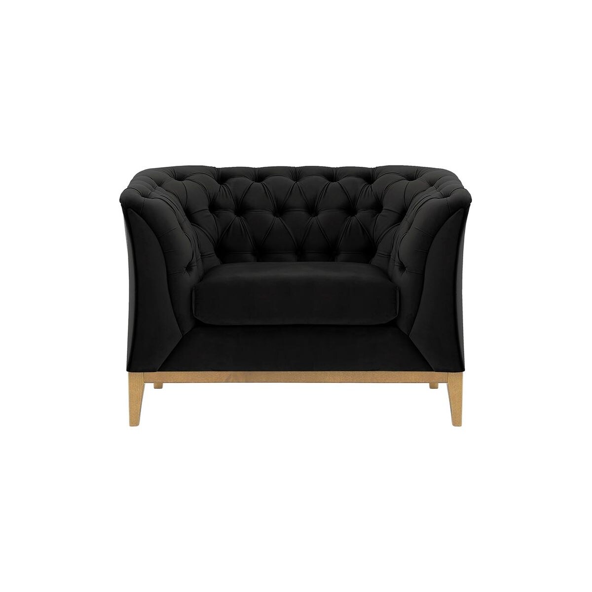 Fotel Chesterfield Modern Wood-Velluto 20
