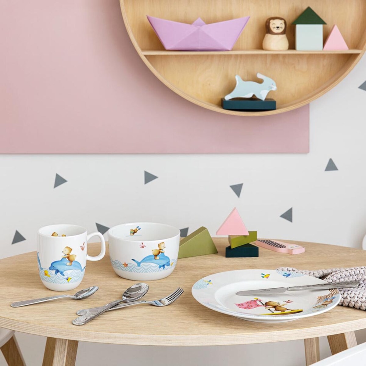 Zestaw sztućców dla dzieci Happy as a Bear, 4 el, Villeroy & Boch