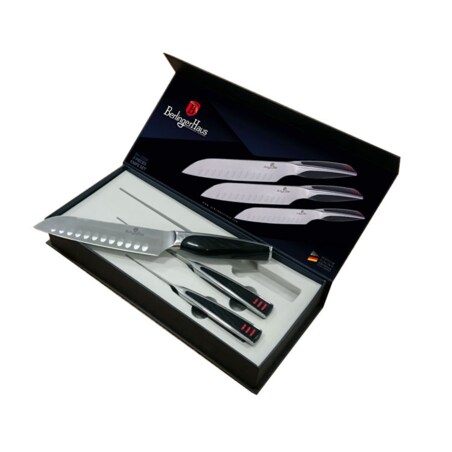 Zestaw 3 noży kuchennych santoku BERLINGER HAUS Phantom