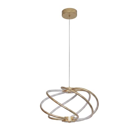 Lampa wisząca Light Prestige Kandor złoty LED CCT 3000K/4000K/6000K (regulowana) 1 szt.