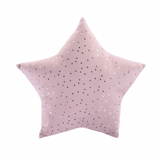 Dekoracyjna poduszka aksamitna z metalicznym wzorem