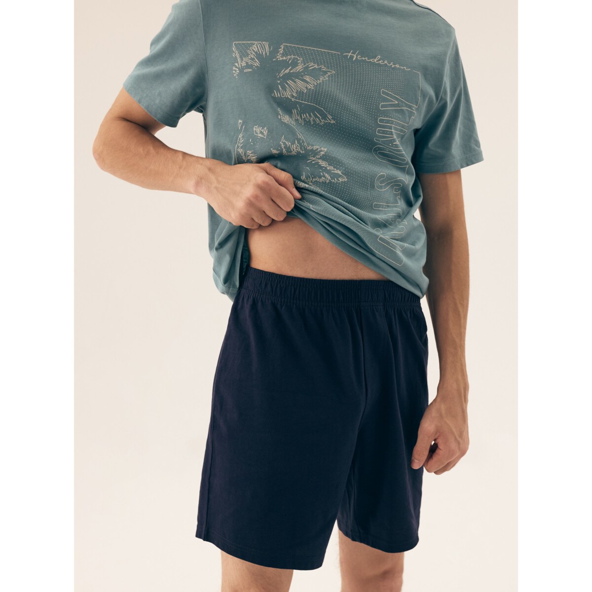 Piżama Surf 42598-77X Zielona Zielony, L