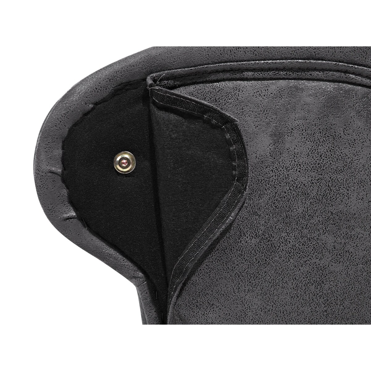 Szezlong eko zamsz prawostronny szary NIMES