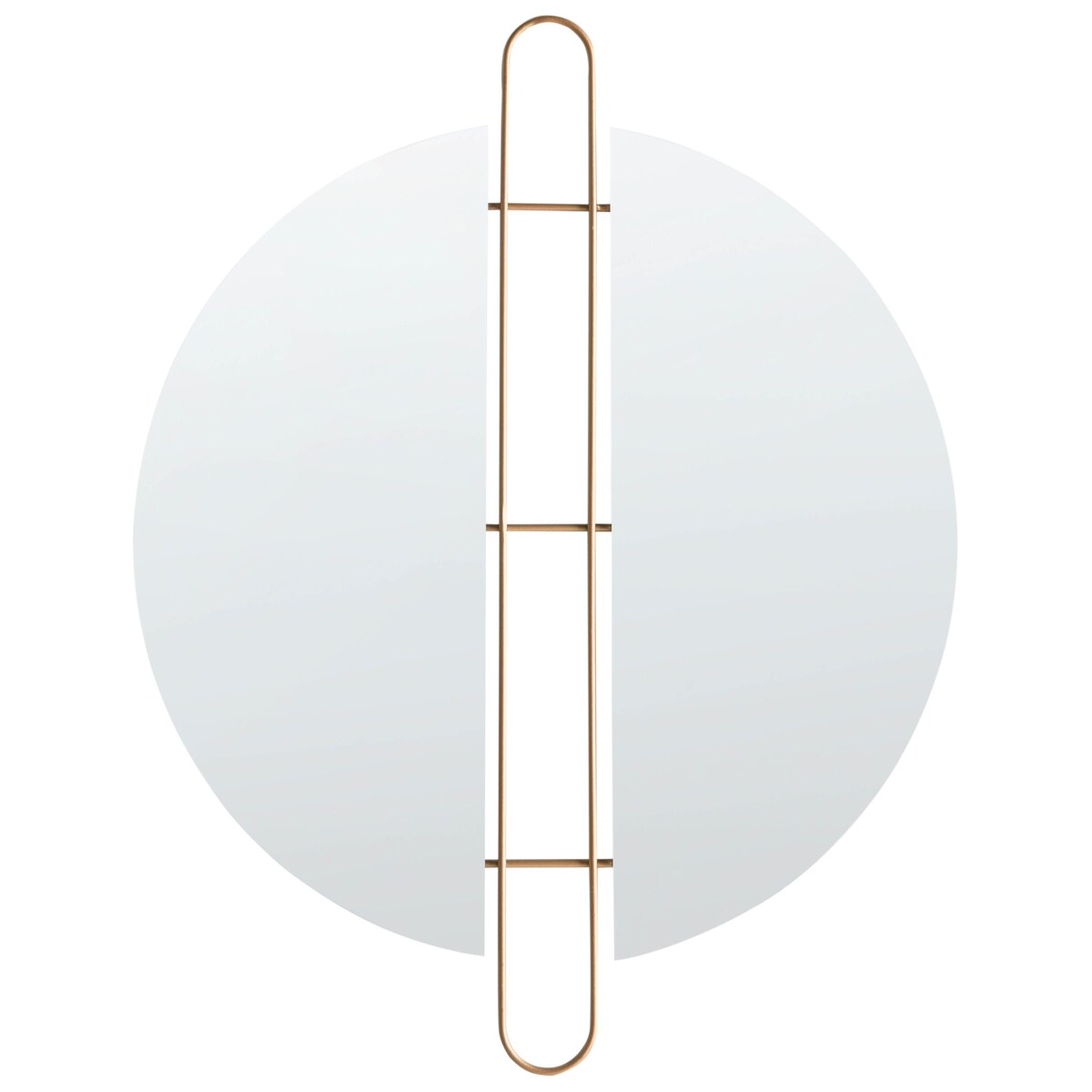 Lustro ścienne ATTIN 52 cm 65 cm Złoty