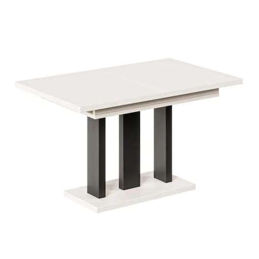 Stół rozkładany APPIA 130(210)x80 kaszmirowy mat/czarny mat