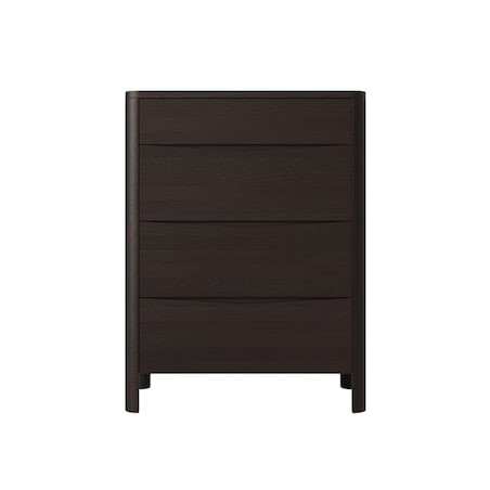 Drewniana komoda bukowa Visby MODENA 80 / kolor palisander