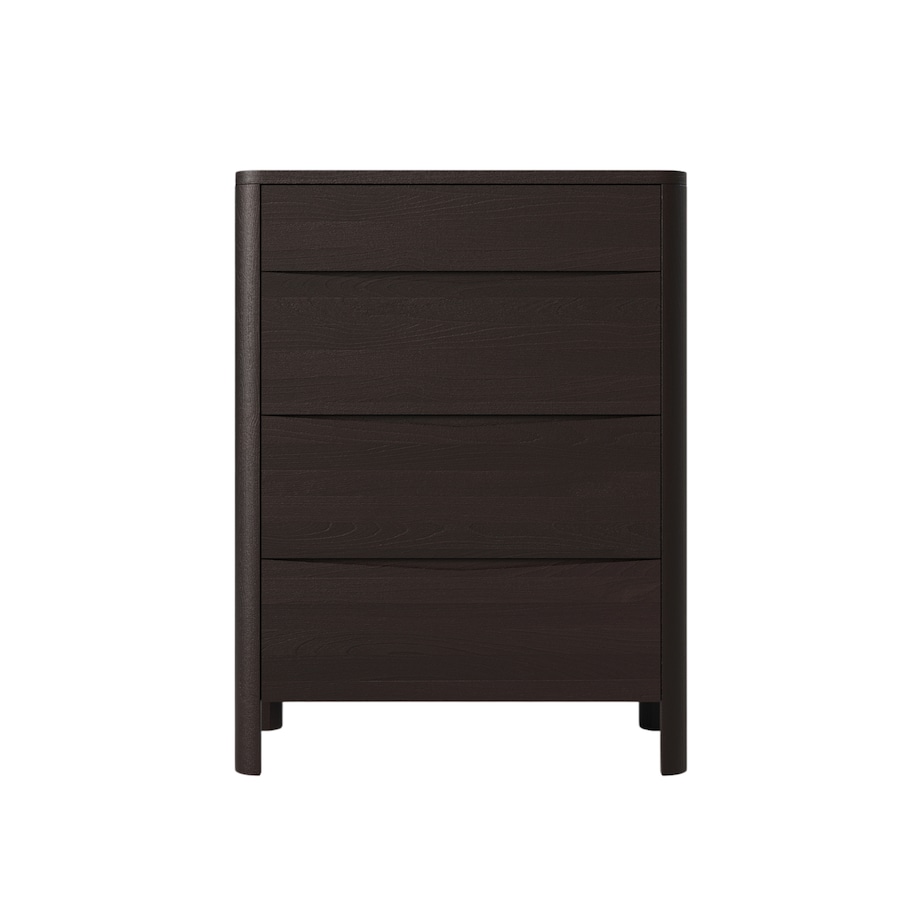 Drewniana komoda bukowa Visby MODENA 80 / kolor palisander