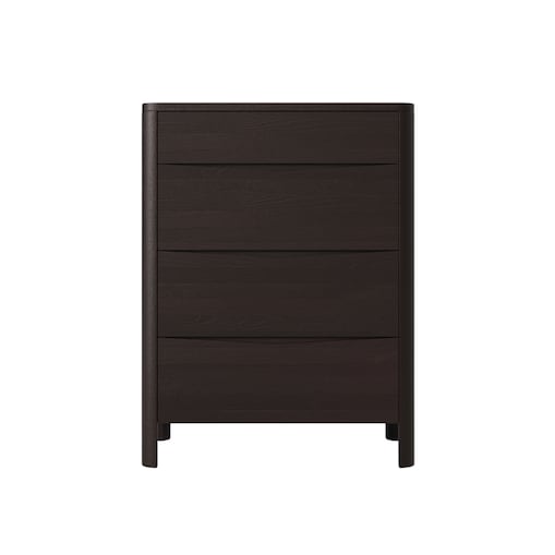 Drewniana komoda bukowa Visby MODENA 80 / kolor palisander