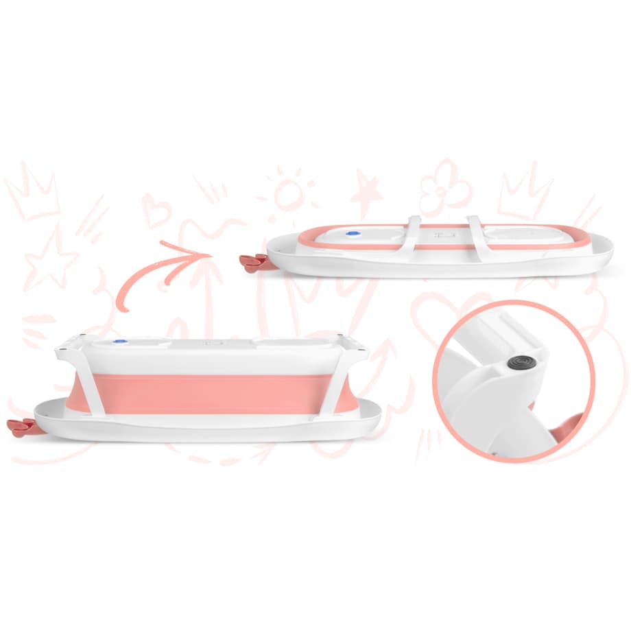 Wanienka składana dla dziecka z poduszką Ricokids