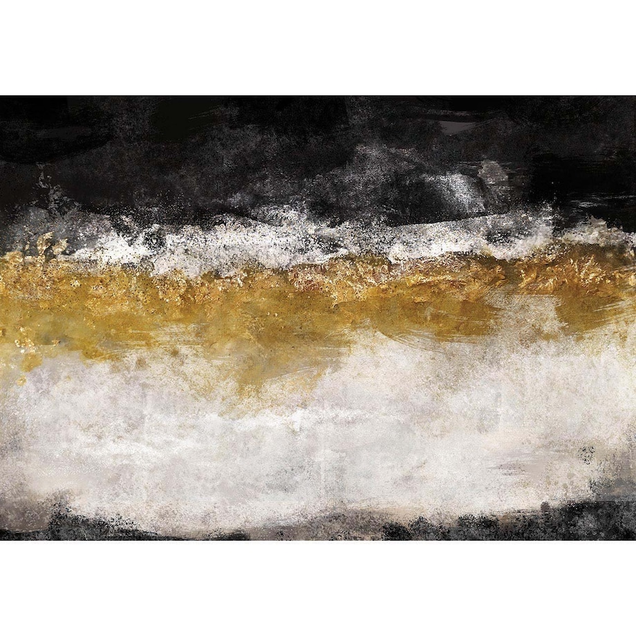 Obraz na płótnie Black&Gold Impression, 100 x 70 cm