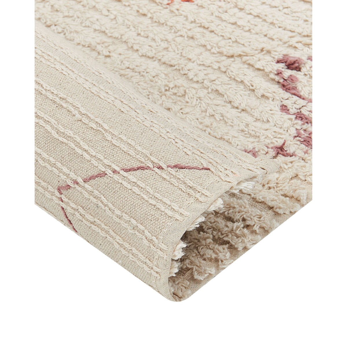 Dywan bawełniany 160 x 230 cm beżowy GUWAHATI