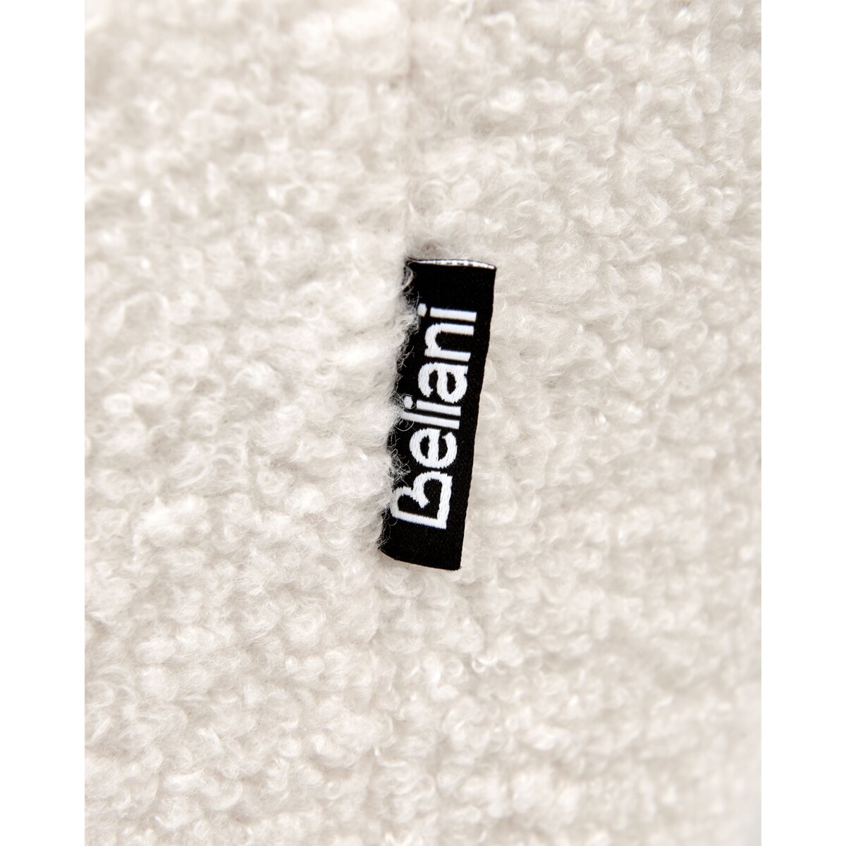 Zestaw 2 krzeseł do jadalni ALDEN Boucle Biały