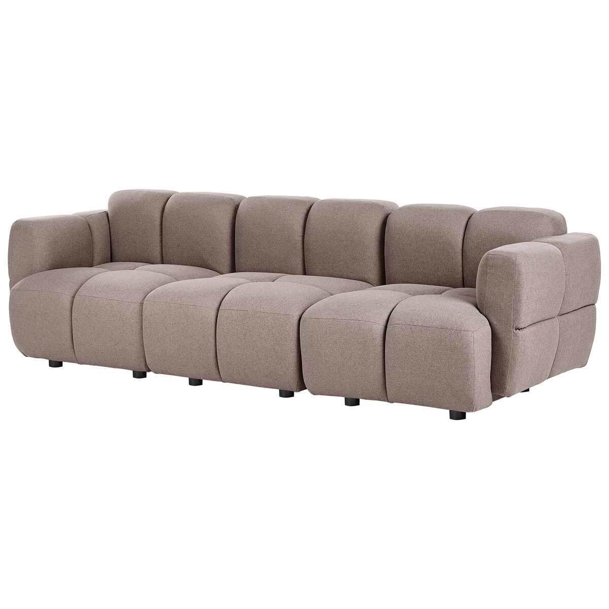 Sofa modułowa dla 3 osób MAKSABERG Beżowoszary