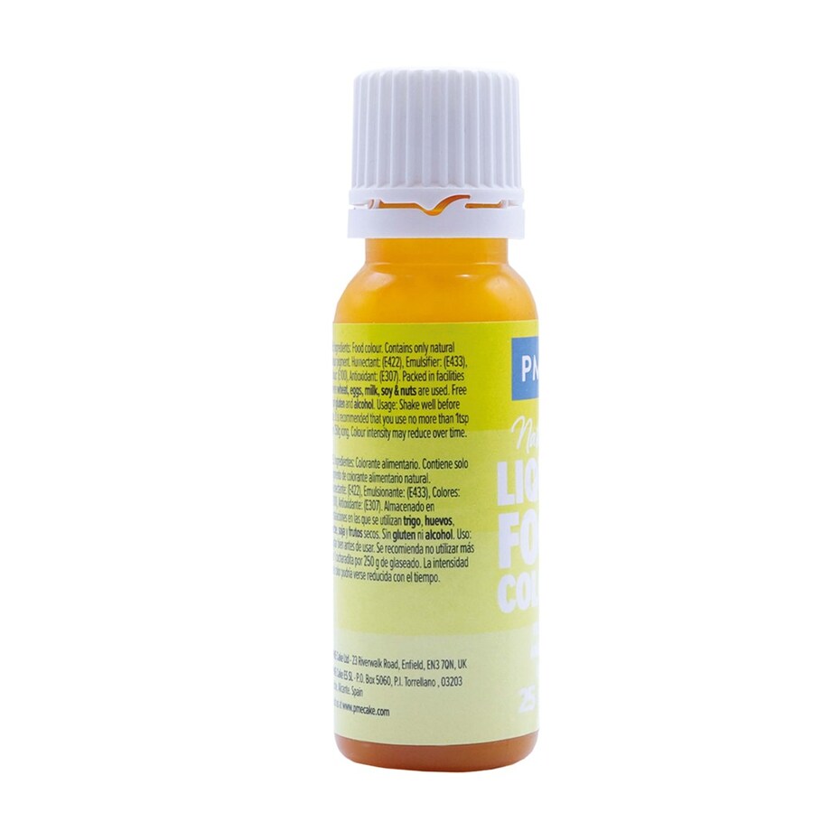 PME Naturalny barwnik spożywczy w płynie 25 ml żółty