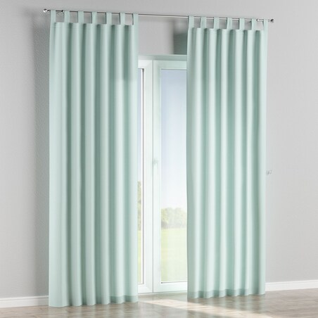 Zasłona na szelkach 1 szt. 130x245 pastelowy błękit