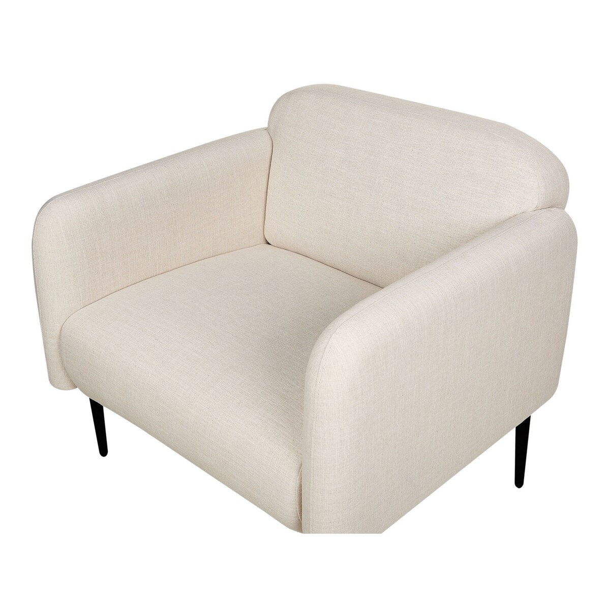 Fotel tapicerowany beżowy STOUBY