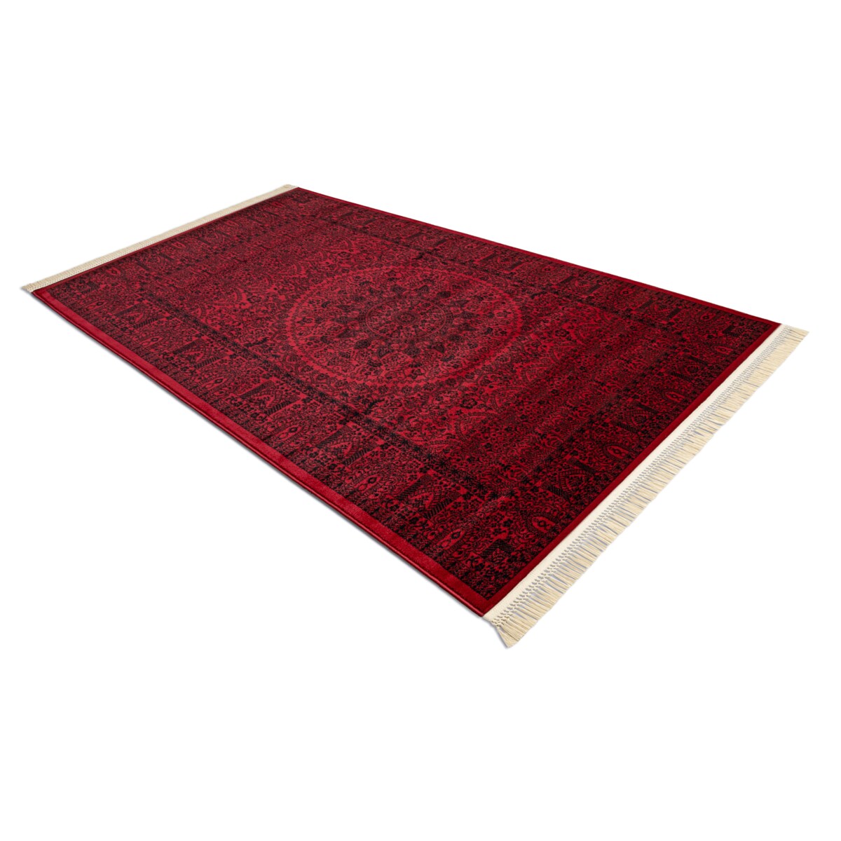 Dywan ORIENT 6039 bordo / czarny Ramka, 300x400 cm