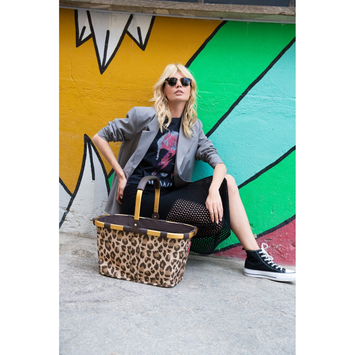 Koszyk CARRYBAG FRAME, leo macchiato