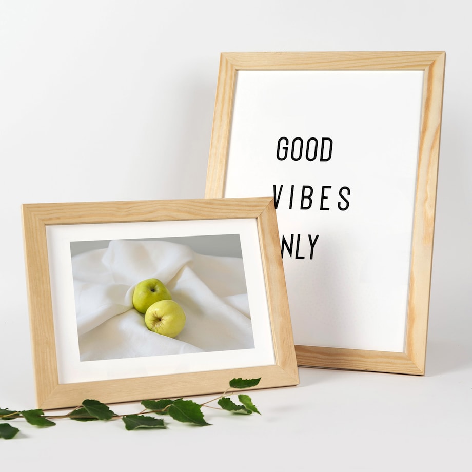 Ramka z drewna surowego na zdjęcia RAW 15x21 cm