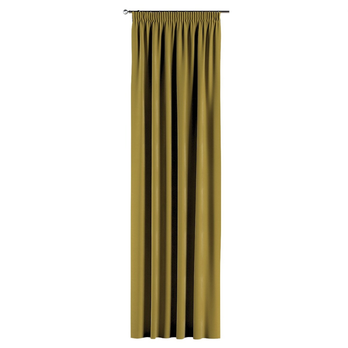 Zasłona na taśmie marszczącej 1 szt. 130x260 oliwkowy zielony