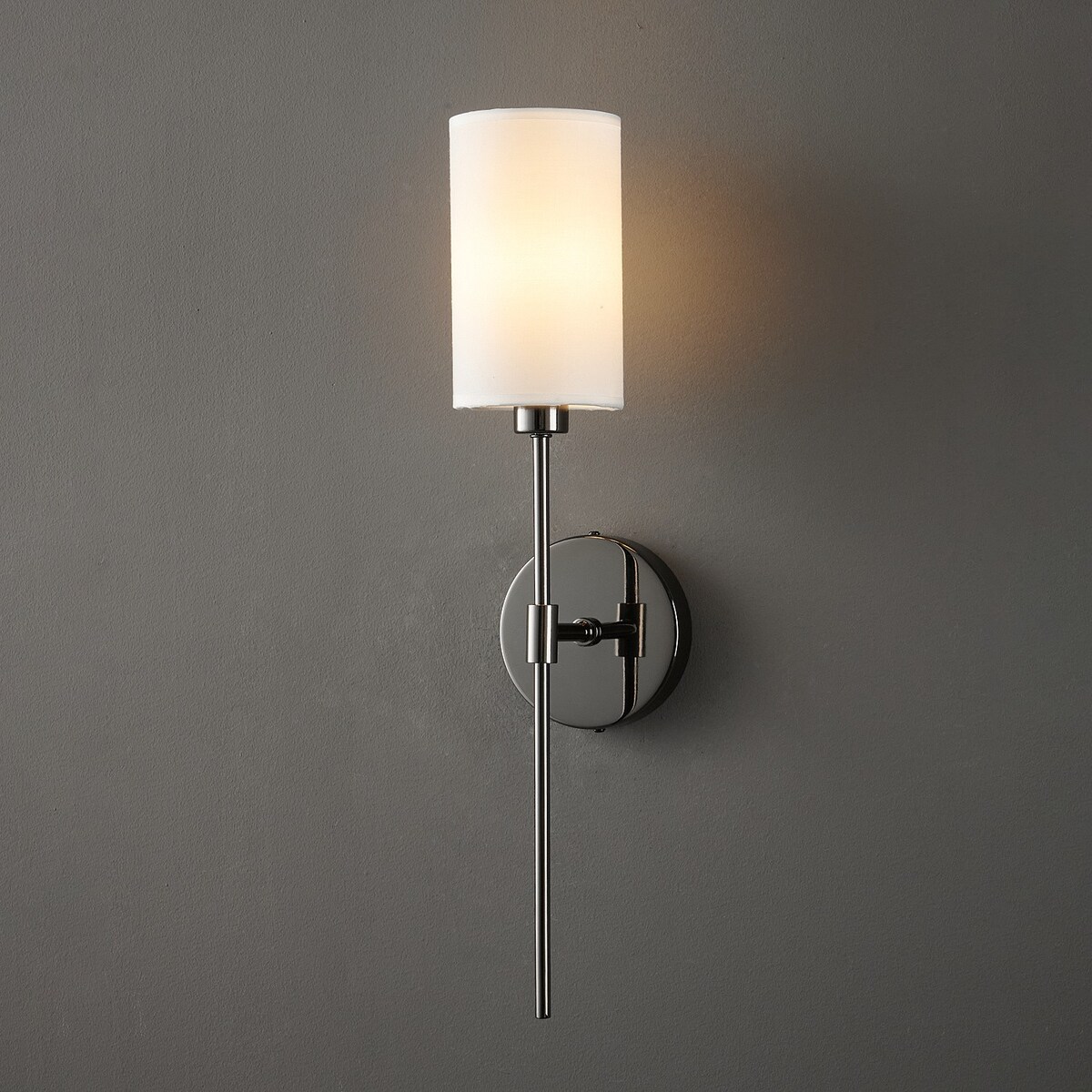 Lampa ścienna DARLING czarny połysk 53 cm
