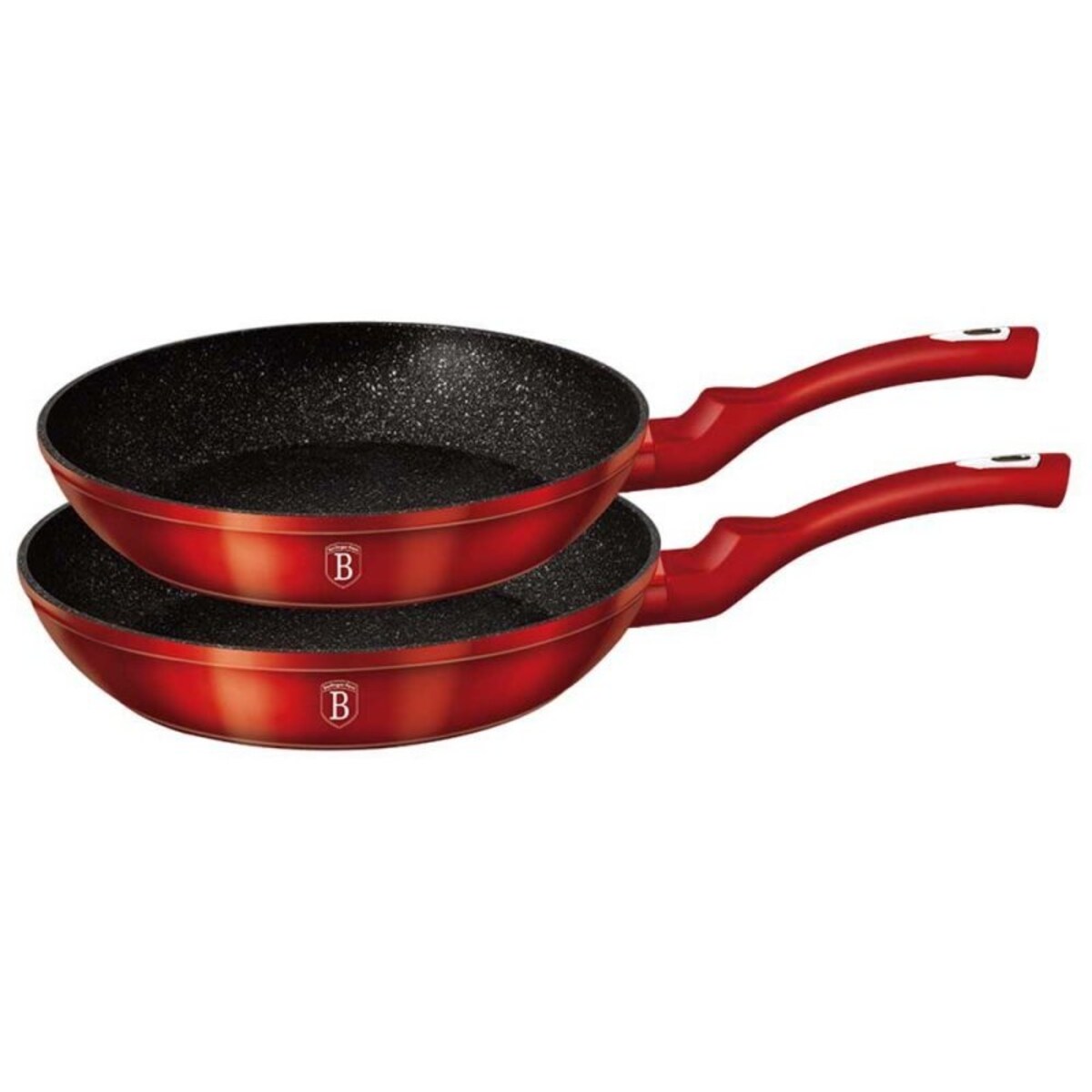 Zestaw 2 Patelni Granitowych Berlinger Haus Bh-1612 Burgundy