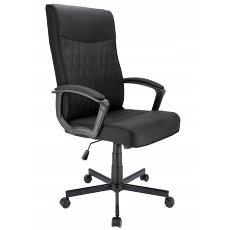 Fotel biurowy COMFORT pikowany czarny
