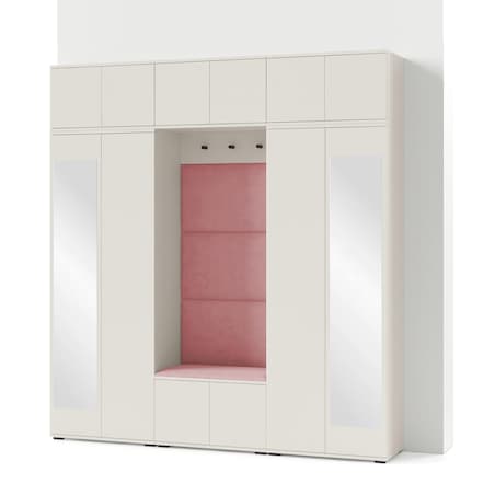 Zestaw mebli do przedpokoju Napoli wersja 2 Trinity 23 kaszmir