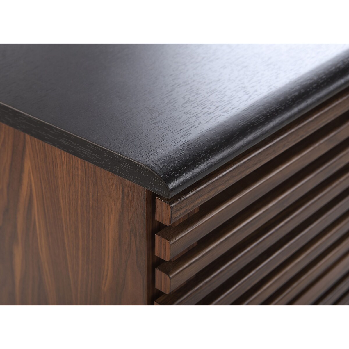 Szafka RTV ciemne drewno PERTH