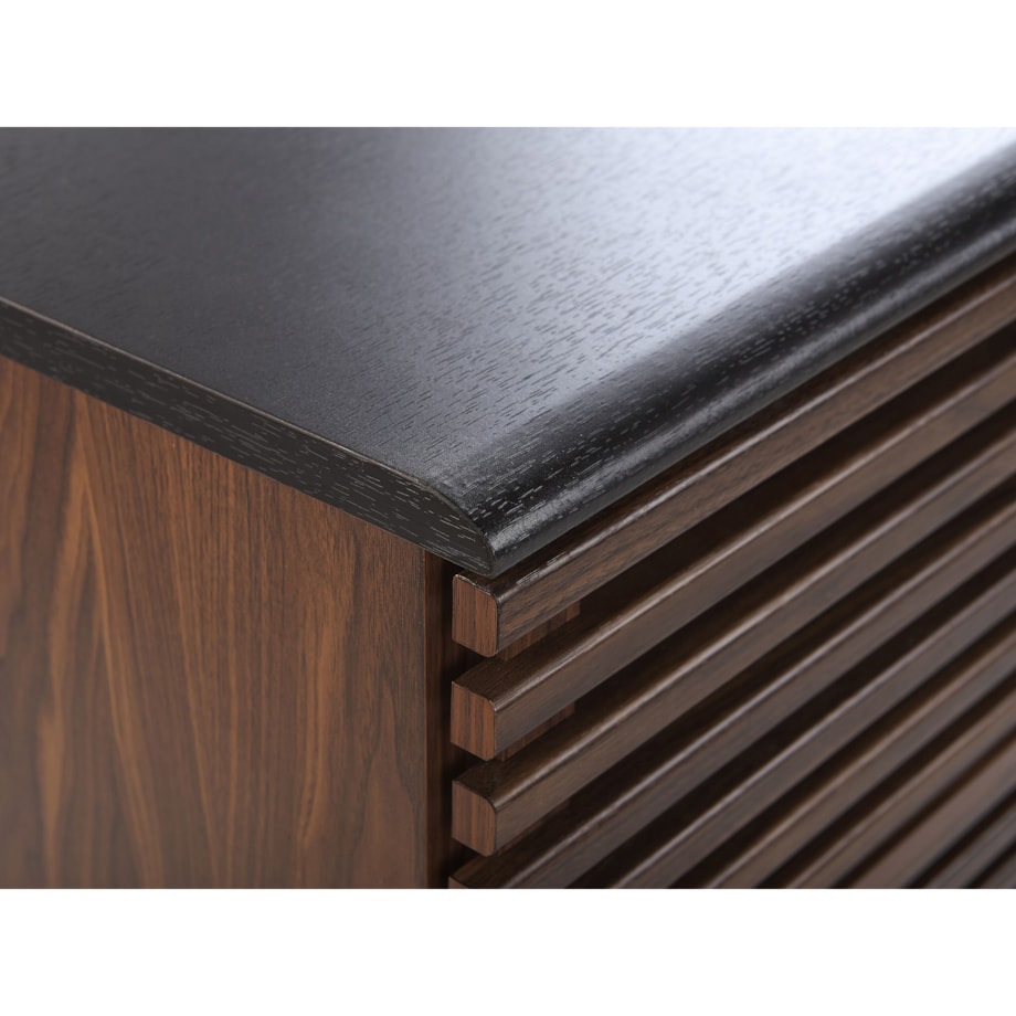 Szafka RTV ciemne drewno PERTH