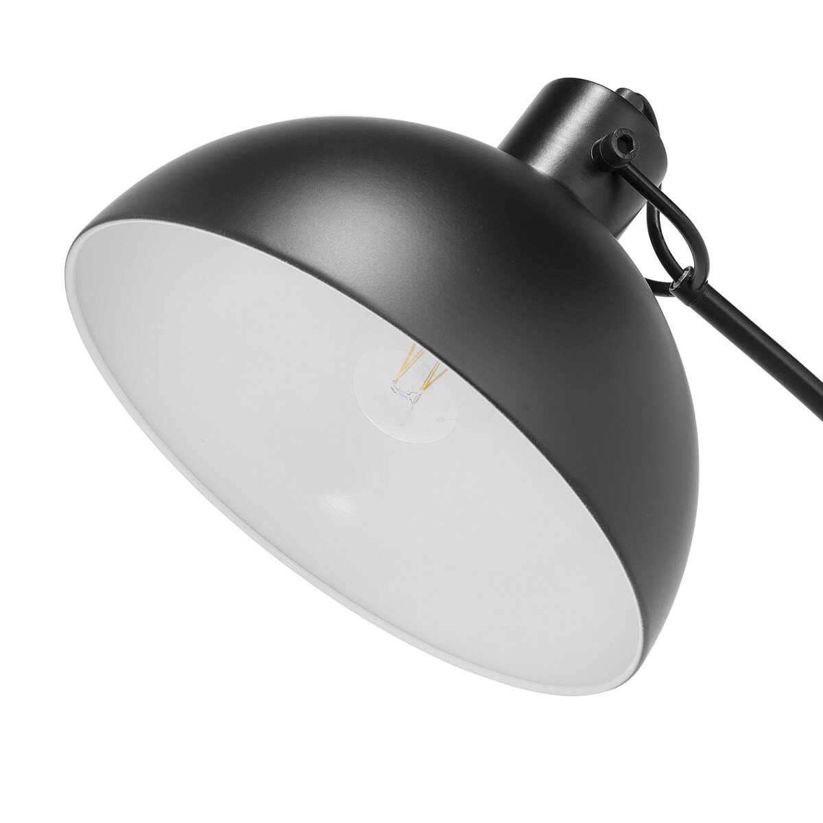Lampa podłogowa DINTEL Metal Czarny