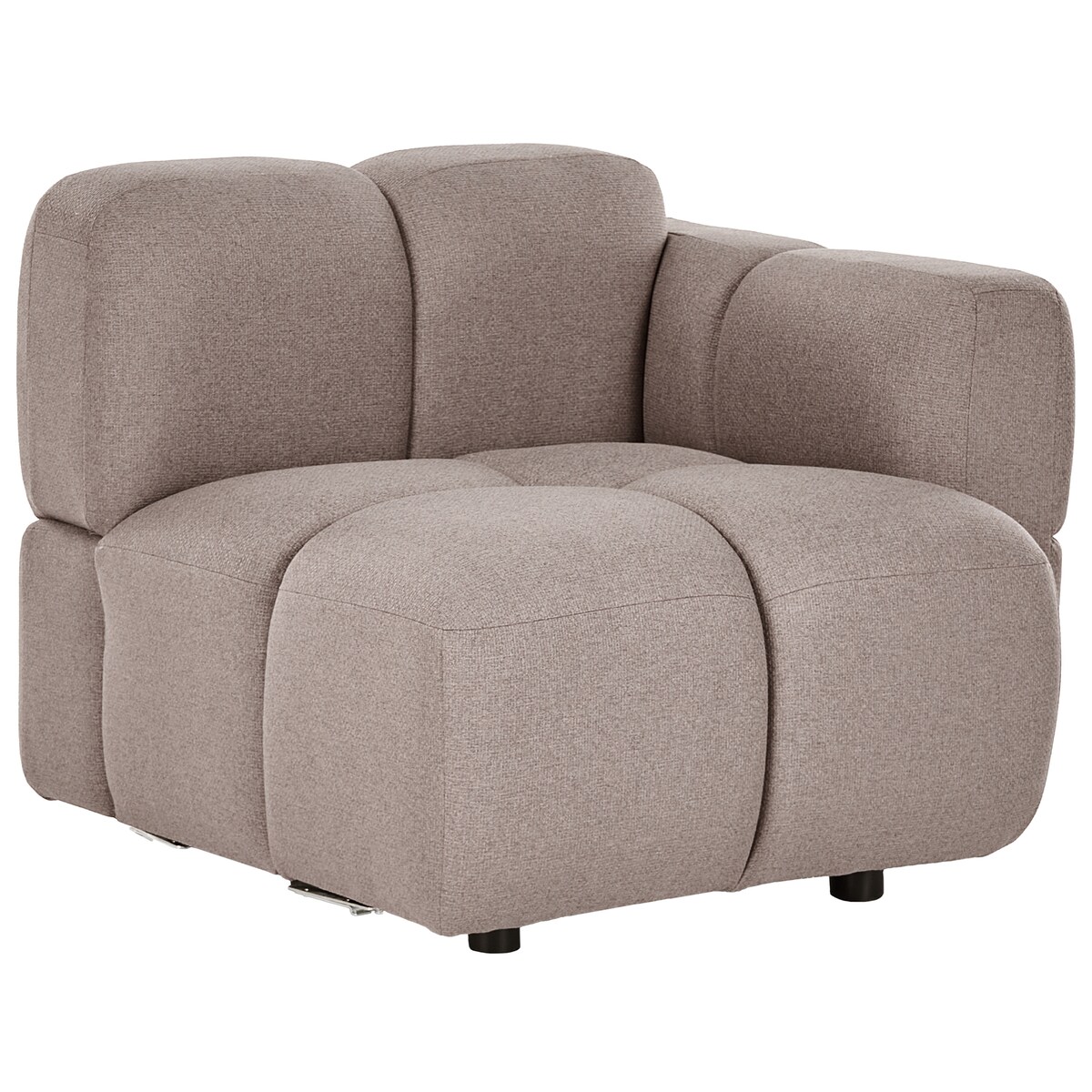 Sofa modułowa dla 2 osób MAKSABERG Beżowoszary